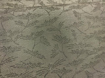 平和屋着物▽両面 六通柄袋帯 スリーシーズン 春夏秋 櫛織 抽象文様 枝花文 銀糸 正絹 逸品 DABA0891cm