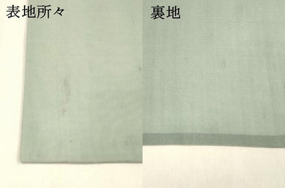 平和屋着物＊夏物 絹芭蕉 太鼓柄袋帯 手描き 枝葉文 金彩 正絹 逸品 DABA0904cm