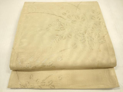 平和屋着物＊夏物 六通柄 京袋帯 草葉文 金糸 正絹 逸品 DABA0909cm