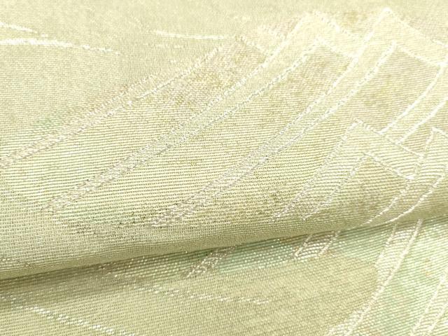 平和屋着物＊夏物 六通柄袋帯 流水文 金銀糸 引箔 正絹 逸品