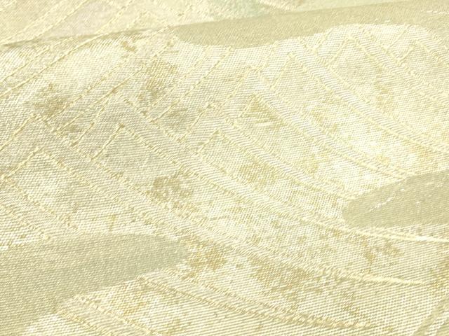 平和屋着物＊夏物 六通柄袋帯 流水文 金銀糸 引箔 正絹 逸品 DABA0912cm