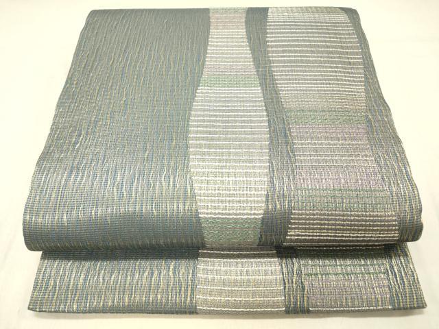 平和屋着物▽六通柄袋帯 スリーシーズン 春夏秋 櫛織 横