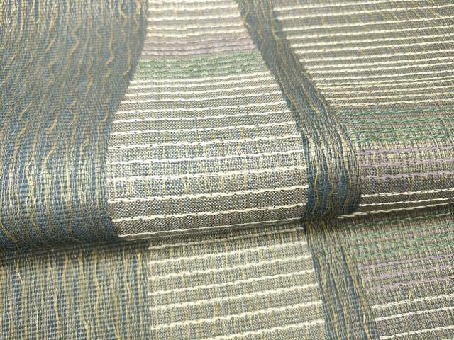 平和屋着物▽六通柄袋帯 スリーシーズン 春夏秋 櫛織 横