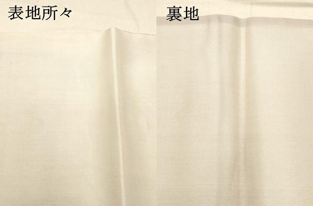 平和屋着物＊夏物 絹芭蕉 太鼓柄袋帯 紫陽花 金銀彩 正絹 逸品 DABA0925cm