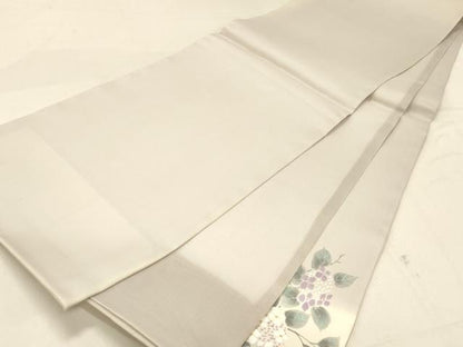 平和屋着物＊夏物 絹芭蕉 太鼓柄袋帯 紫陽花 金銀彩 正絹 逸品 DABA0925cm