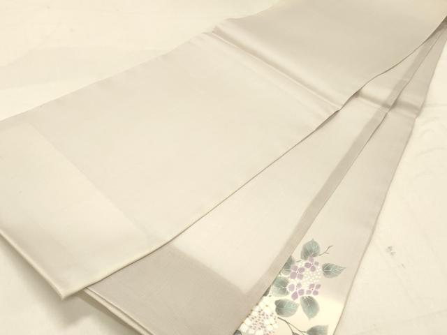 平和屋着物＊夏物 絹芭蕉 太鼓柄袋帯 紫陽花 金銀彩 正絹 逸品 DABA0925cm