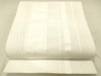平和屋着物＊夏物 博多織 八寸名古屋帯 抽象間道 DABA0927cm
