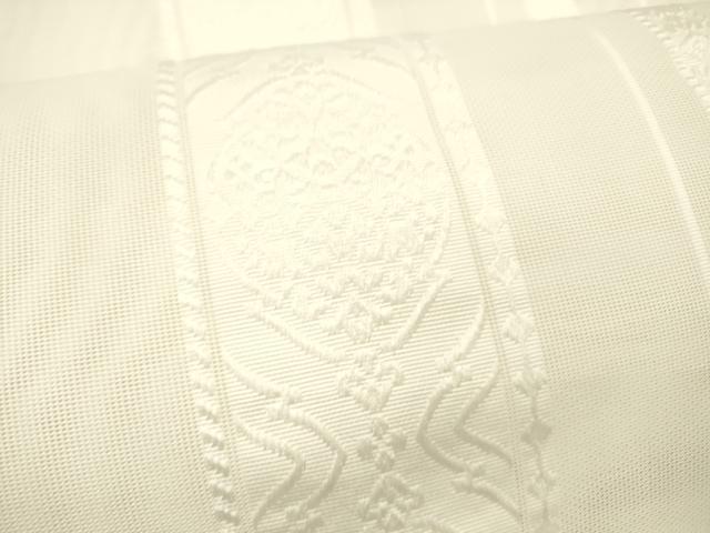 平和屋着物＊夏物 博多織 八寸名古屋帯 抽象間道 DABA0927cm