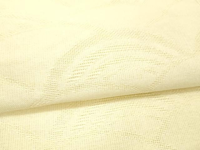 平和屋着物＊夏物 八寸名古屋帯 流水文 鳥の子色 DABA0928cm