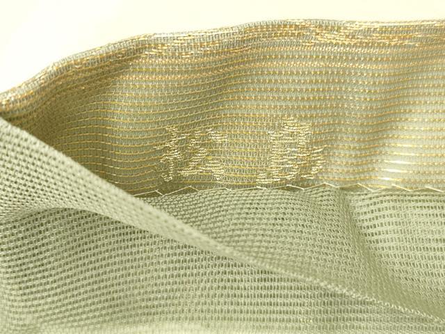 平和屋着物＊夏物 六通柄袋帯 松島 金銀糸 正絹 逸品 DABA0933cm
