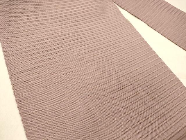 平和屋着物＊夏物 絽綴れ 八寸名古屋帯 京紫色 正絹 逸品 DABA0941cm