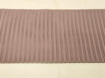 平和屋着物＊夏物 絽綴れ 八寸名古屋帯 京紫色 正絹 逸品 DABA0941cm