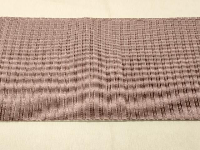 平和屋着物＊夏物 絽綴れ 八寸名古屋帯 京紫色 正絹 逸品 DABA0941cm