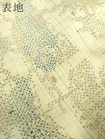 平和屋着物●上質な紬　松楓文　正絹　逸品　DABA1021ps