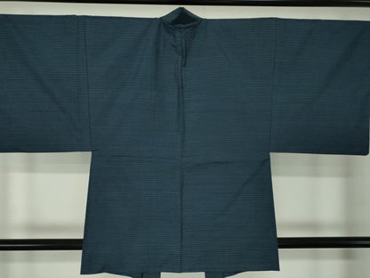 平和屋着物●男性　本場大島紬　アンサンブル　亀甲柄　正絹　逸品　DABA1081ps