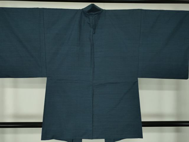 平和屋着物●男性　本場大島紬　アンサンブル　亀甲柄　正絹　逸品　DABA1081ps
