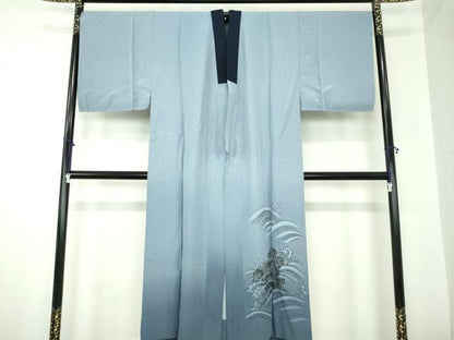 平和屋着物●男性 長襦袢 袷 手描き 龍虎 金彩 正絹 逸品 DABA1105ps