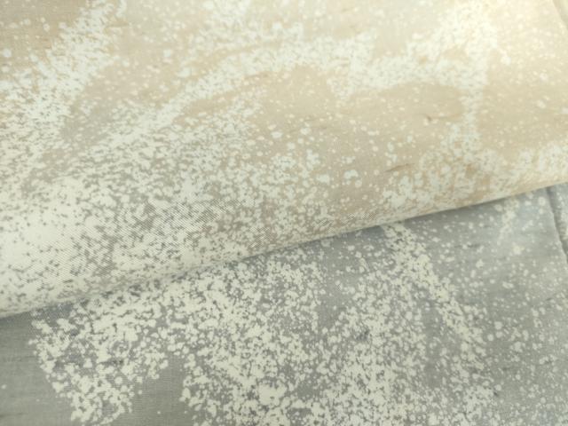 平和屋着物●石川県指定無形文化財 牛首紬 白山工房 手織り 訪問着 海辺風景 波打ち際 鈴乃屋扱い 正絹 逸品 DABA1110ps