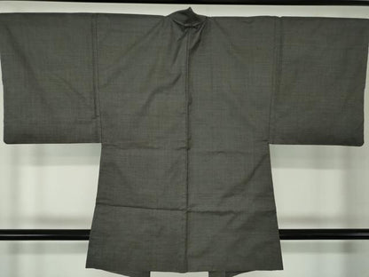 平和屋着物●男性　本場大島紬　アンサンブル　長羽織　100亀甲　総詰め　正絹　逸品　DABA1142ps