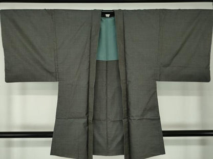 平和屋着物●男性　本場大島紬　アンサンブル　長羽織　100亀甲　総詰め　正絹　逸品　DABA1142ps