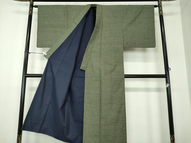 平和屋着物●男性　本場大島紬　アンサンブル　有馬柄　正絹　逸品　DABA1166ps