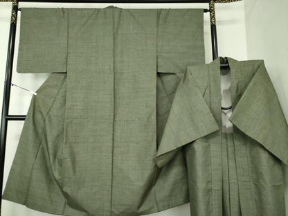 平和屋着物●男性　本場大島紬　アンサンブル　有馬柄　正絹　逸品　DABA1166ps