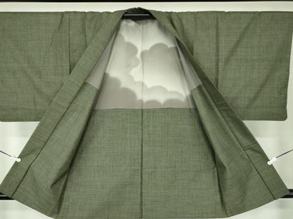 平和屋着物●男性　本場大島紬　アンサンブル　有馬柄　正絹　逸品　DABA1166ps
