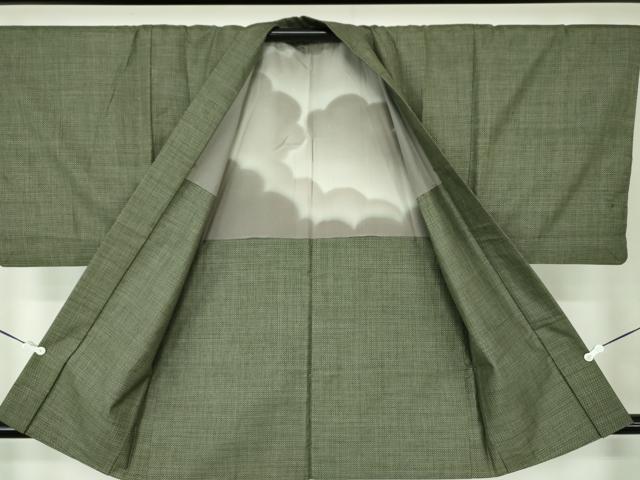 平和屋着物●男性　本場大島紬　アンサンブル　有馬柄　正絹　逸品　DABA1166ps