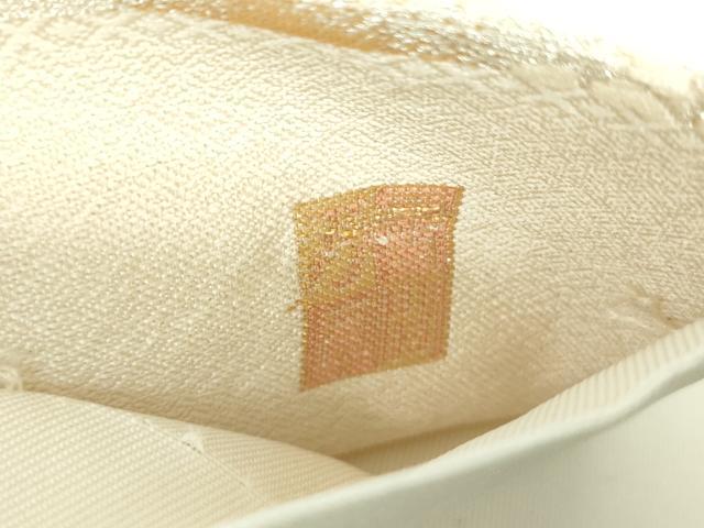 平和屋着物○六通柄袋帯 唐織 作家物 菊文 金銀糸 正絹