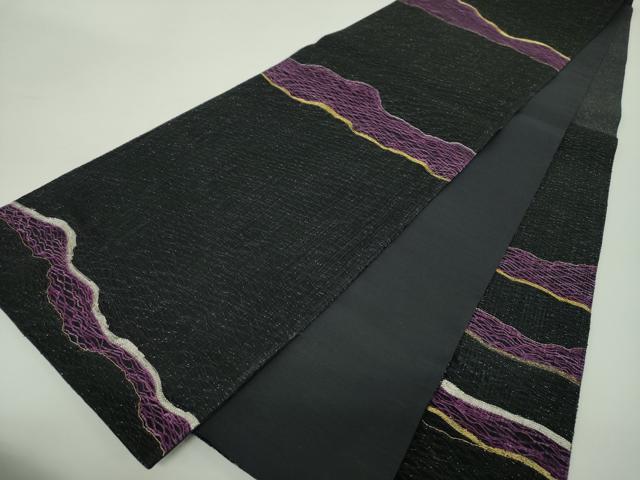 平和屋着物▽六通柄袋帯 スリーシーズン帯 春 夏 秋 櫛織り