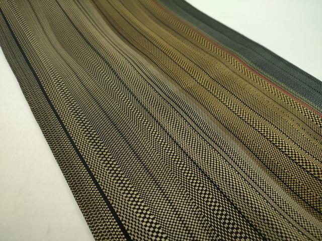 平和屋着物○伝統工芸士 意匠部門 古賀勝幸 本場筑前博多織 全通