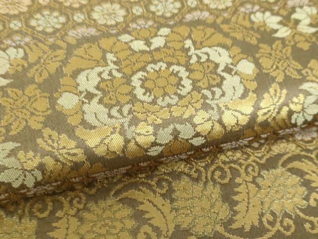 平和屋着物○西陣織 陰山織物謹製 箔屋清兵衛 六通柄袋帯