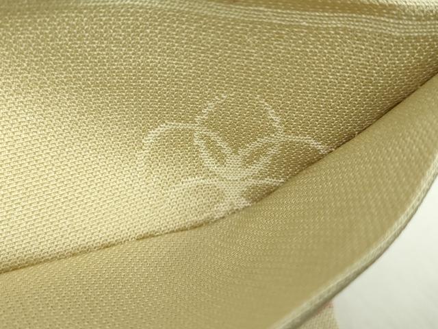 平和屋着物○六通柄袋帯 草花文 金糸 正絹 逸品 DABA1322ps