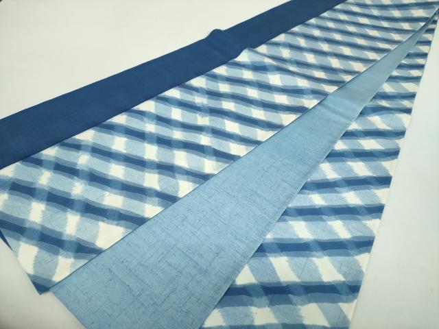 平和屋着物●全通柄袋帯　紬地　菱間道　正絹　逸品　DABA1324ps 平和屋着物○全通柄袋帯 紬地 菱間道 正絹 逸品 DABA1324ps