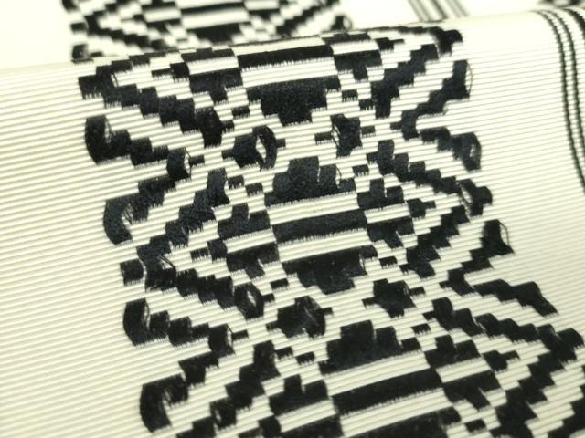 平和屋着物○本場筑前博多織 八寸名古屋帯 献上 正絹 逸品 DABA1333ps