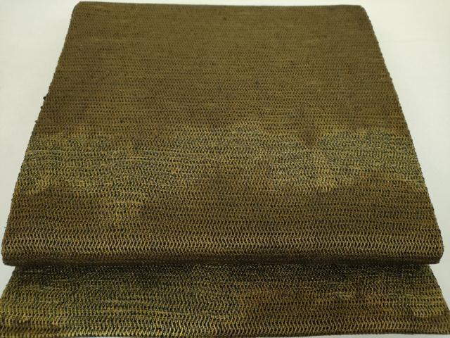 平和屋着物○八寸名古屋帯 霞文 正絹 逸品 DABA1346ps