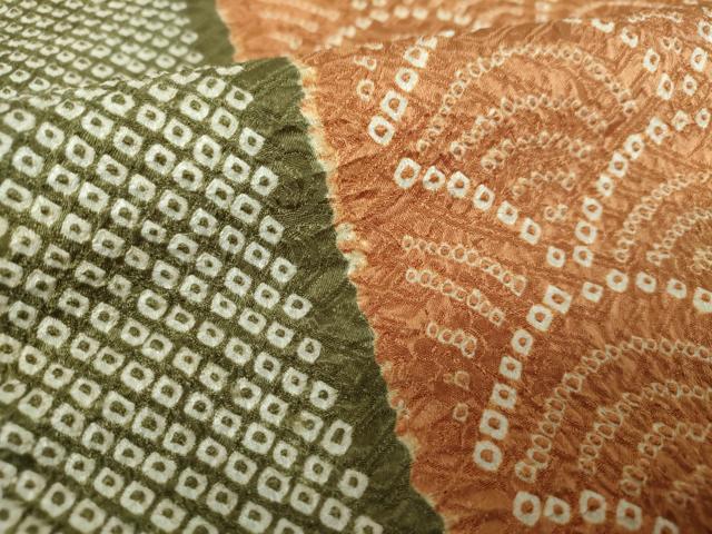 平和屋着物○名門 藤娘きぬたや・総絞り 九寸名古屋帯