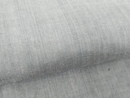 平和屋着物●本場結城紬　重要無形文化財　色無地　藤鼠色　正絹　逸品　DABA1402ps