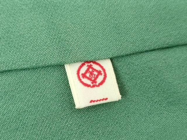 平和屋着物●上質な紬　笹竹文　松坂屋扱い　正絹　逸品　DABA1407ps