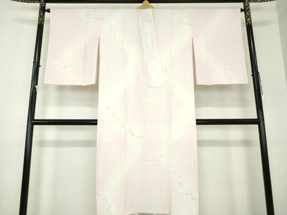 平和屋着物●上質な長襦袢　袷　手描き　草花文　暈し染め　正絹　逸品　DABA1430ps