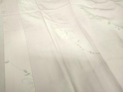 平和屋着物●上質な長襦袢　袷　手描き　草花文　暈し染め　正絹　逸品　DABA1430ps
