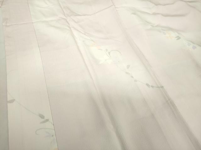 平和屋着物●上質な長襦袢　袷　手描き　草花文　暈し染め　正絹　逸品　DABA1430ps