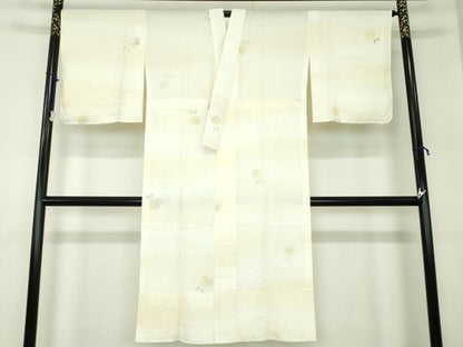 平和屋着物●上質な長襦袢　袷　絞り　舞花文　暈し染め　ほていや扱い　正絹　逸品　未使用　DABA1437ps