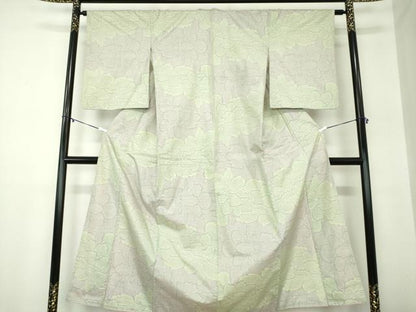 平和屋着物●本場大島紬 花尽くし 正絹 逸品 DABA1462ps