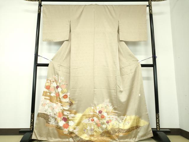 平和屋着物○豪華色留袖 駒刺繍 正倉院宝物名物裂 金彩