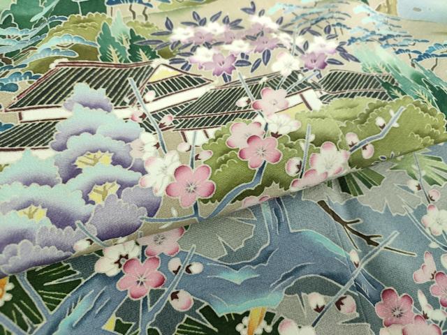 平和屋着物○本加賀友禅作家 小田美知代 色留袖 有明海 証紙付き 正絹