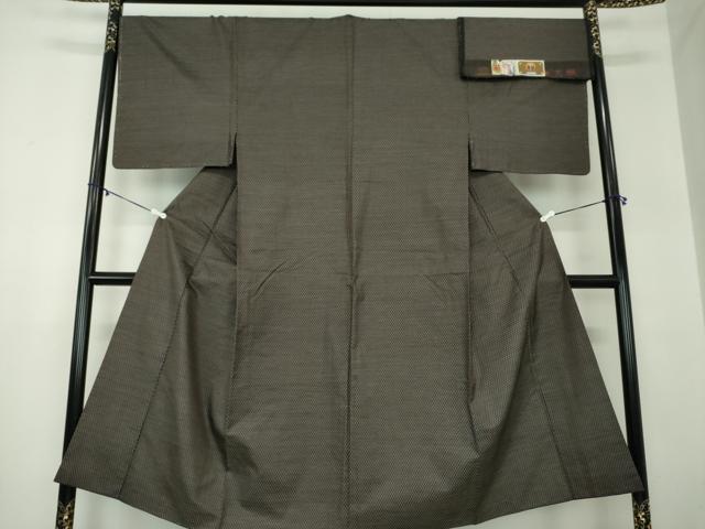 平和屋着物●男性　本場大島紬　菱文　証紙付き　正絹　逸品　DABA1471ps 平和屋着物○男性 本場大島紬 菱文 証紙付き 正絹 逸品 DABA1471ps