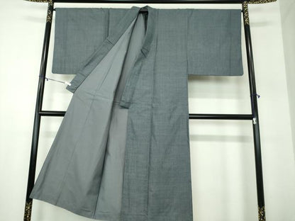 平和屋着物●男性　本場大島紬　アンサンブル　長羽織　100亀甲　総詰め　正絹　逸品　DABA1491ps