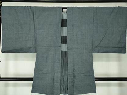 平和屋着物●男性　本場大島紬　アンサンブル　長羽織　100亀甲　総詰め　正絹　逸品　DABA1491ps