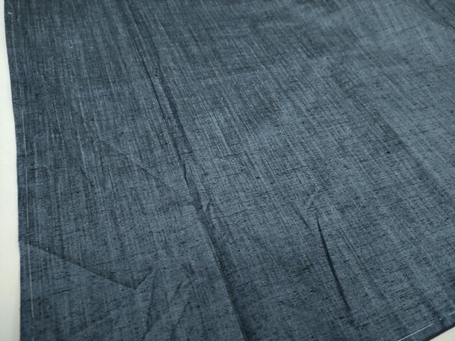 平和屋着物○男性 紬 アンサンブル 長羽織 霞文 正絹 逸品 未使用